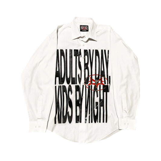 NIGHT KIDS SOCIETY DRESS SHIRT